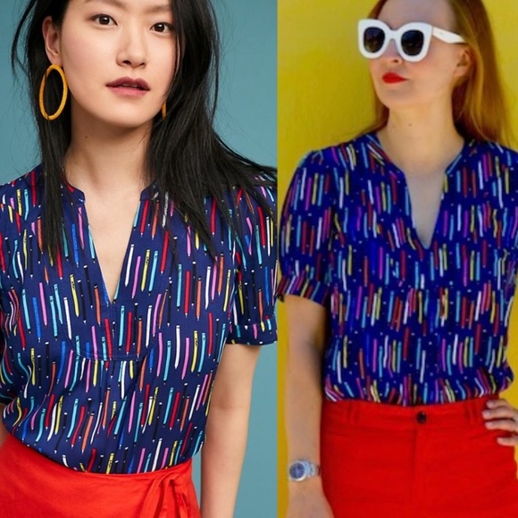 Anthropologie Tops - Anthropologie Colloquial Pencil Top